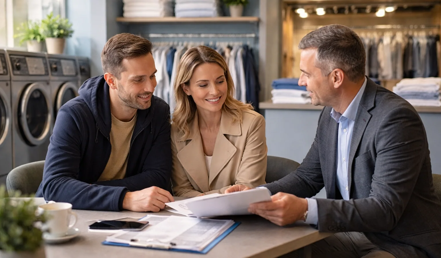 UK business marketplace scene for guide: How to Buy a Laundrette or Dry Cleaning Business in the UK