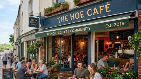 Plymouth neighbourhood cafe and brunch bar