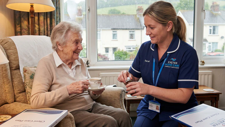 Professional care setting representing a community care business