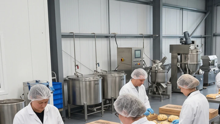 Food production environment representing a specialist manufacturer